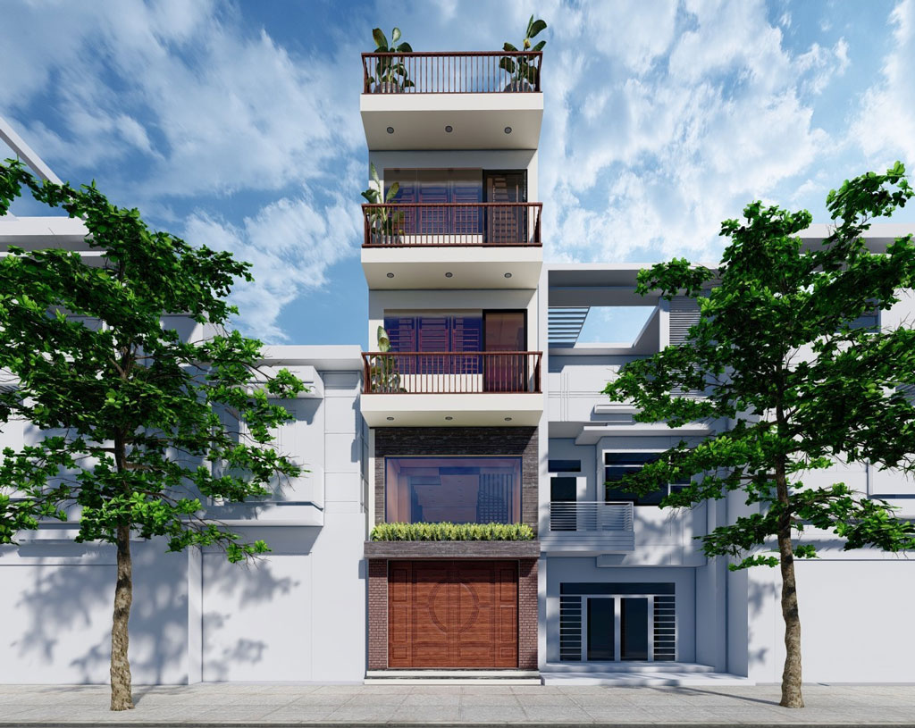 Mẫu thiết kế Nhà Phố cơ bản - Hà Đông