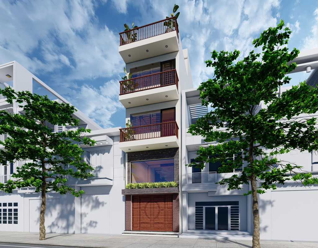 Mẫu thiết kế Nhà Phố cơ bản - Hà Đông