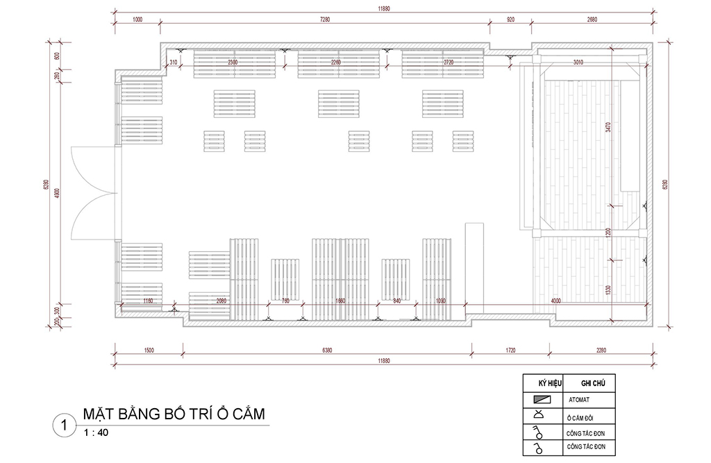 Cửa hàng phục vụ đồ uống - Cube cafe