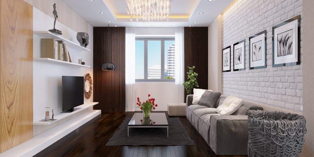 Thiết kế nội thất căn hộ chung cư nhà Mr Long