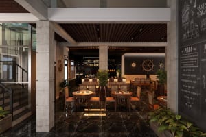 thiết kế nội thất cafe