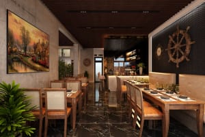 thiết kế nội thất cafe