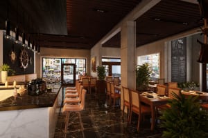 thiết kế nội thất cafe