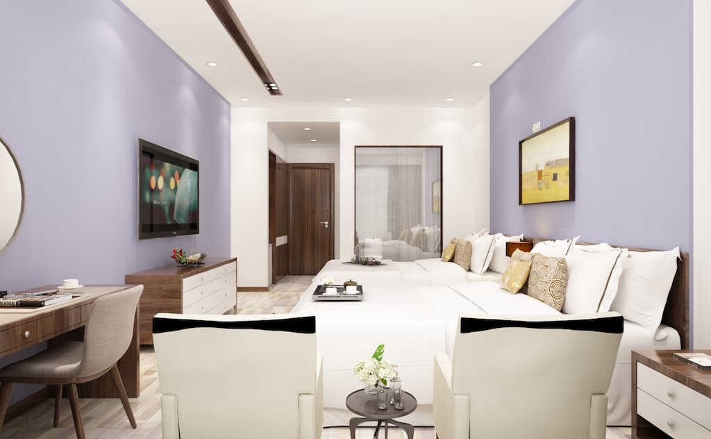 thiết kế nội thất khách sạn Tam Đảo