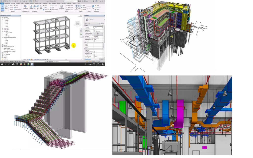 Công cụ tạo lập mô hình BIM
